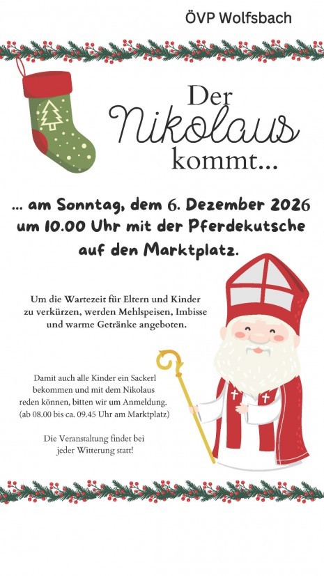 Nikolaus 2026 Inserat Gmde