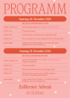 Programm Zeillerner Advent 2026
