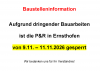 Bauarbeiten P&R in Ernsthofen