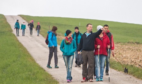 Zu Fuß unterwegs